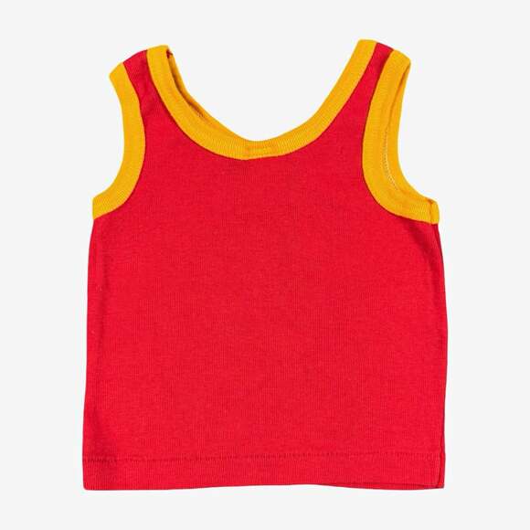Unbranded Other - Vintage 1980s Single Stitch Baby & Toddler Red Tank Top Size 3 Made in USA
